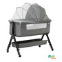 Berço Portátil Funcional Maxy Baby Cinza Belle Cinza