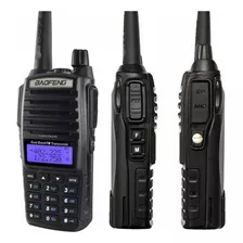Rádio De Comunicação Dual Band 12 Km + Fone Baofeng Uv 82