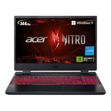 Notebook Acer Nitro 5 An515-58-53qc Negra Intel Core I5 12500h 8gb De Ram 512gb Ssd, Nvidia Geforce Rtx 3050 144 Hz 1920x1080px Windows 11 Home