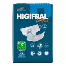 Fralda Geriatrica Higifral Confort P Com 30 Unidade