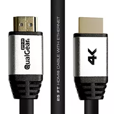 Cable Qualgear High Speed Rrlong Hdmi 2.0 Con Ethernet (25 P