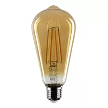 Foco Led Tipo Vintage Forma Bulbo 10w Marca Dubai