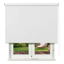 Cortina Roller Blackout 144x140cm Premium Shade Master Color Blanco