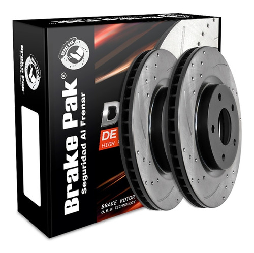 Foto de Disco De Freno Brakepak Nissan Qashqai -  - Precio X Par