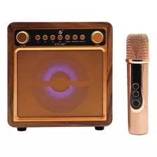 Karaoke Box Microfono Inalambrico Parlante Bluetooth Efectos