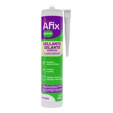 Caixa C/10 Silicone Selante Acrilico Branco Base Dagua Afix