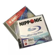 300 Blu-ray Bdr Gravável 25gb Nipponic 6x No Box Slim
