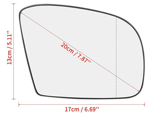 Luneta Espejo Retrovisor Mercedes Benz Gl Ml Class 06-10 Par Foto 6