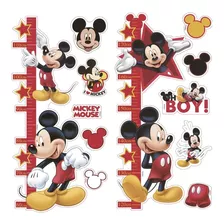 Adesivo Régua Crescimento Medir Altura Minnie Mickey Disney