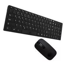 Kit Teclado E Mouse Sem Fio Wifi Usb 1600dpi 2.4ghz Smart P9