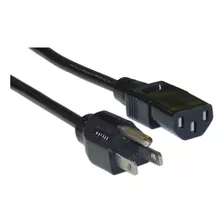 Cable De Poder Para Pc - 3 Pines - 1.8 Metros