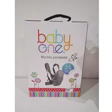 Baby One Mochila C/apoya Cabeza Negro Bomo-004