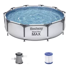 Piscina Estructural Bestway Steel Max Pro 3.05mx76cm +filtro