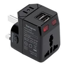 Adaptador De Corriente Targus World Travel Con Puertos De Ca