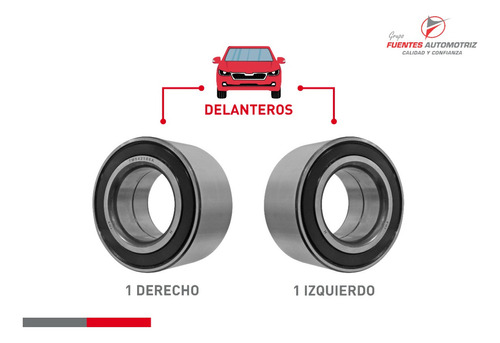 Kit 2 Balero Doble Delantero Renault Clio 2004 2005 2006 Foto 2