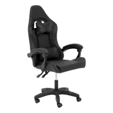 Silla Gamer Ergonomica Onof Reclinable Escritorio Giratoria Color Negro