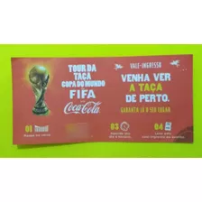 Ingresso Tour Taça Da Copa Do Mundo 2014 Futebol Maracanã