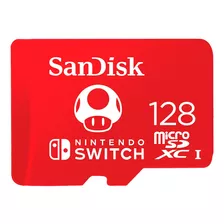 Tarjeta De Memoria Microsd Sandisk Para Nintendo Switch De 128 Gb