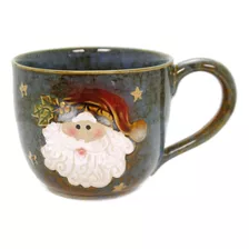 Taza De Sopa Navideña Grande De Papá Noel De 30 Oz Para Comi