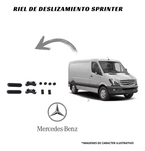 Juego Riel De Deslizamiento De Ventana P/ Sprinter M. Benz  Foto 2