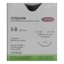 Pack 2 Cajas Nylon 3-0 Sequi