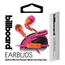 Auricular Con Cable In Ear Cancelacion Ruido Microfono Billboard Original Con Estuche Incluido Colores Varios