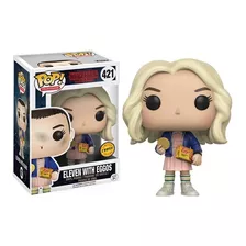 Funko Pop Eleven With Eggos Chase Stranger Things En Mano