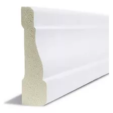 Zócalo Blanco Para Piso Flotante Ceramica- Porcelanato P
