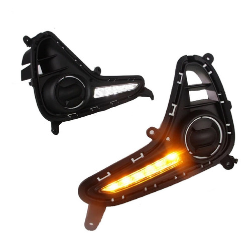 Biseles Led Drl Para Hyundai Grand I10 2018 2019 2020 Hb Foto 7