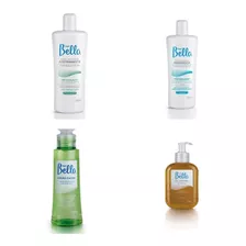 Kit Depilatório Pré E Pós Depilação Depil Bella C/4 Produtos