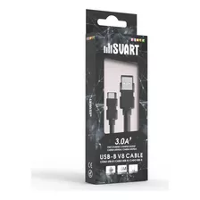 Cabo Usb Tipo B V8 2m Preto Svart Techone