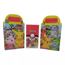 Pokemon Caja Dulcera Art De Fiestas 40 Piezas 