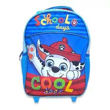 Mochila Con Ruedas Paw Patrol Original 