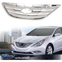 Lower Bumper Center Grille Fit For Hyundai Sonata 2011-2 Oab