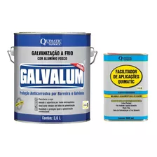 Galvalum Galvanização A Frio Aluminizada 3,6 Lts + Diluente 