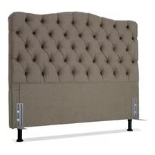 Cabeceira De Cama Box Casal 138 Cm Dunas Larhome Linho.