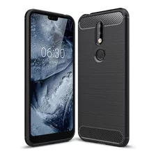 Carcasa Nokia 7.1 Fibra De Carbono Acabados 