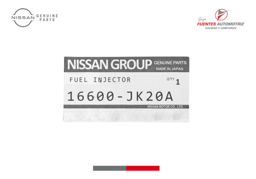 Inyector Gasolina Nissan Murano 3.5 2009 2010 2011 Original Foto 4