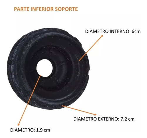 Soporte Amortiguador Delantero Nissan March / Versa Foto 2