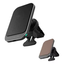 Cargador Soporte Inalámbrico Magnético Auto iPhone 15w Color Negro