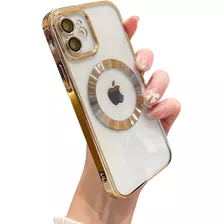 Funda Magnetica Transparente Para iPhone 11 Con Protector De