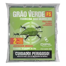 Kit Iscanil Dipil Grão Verde 10pct Eficar Formiga Cortadeira