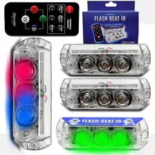 Kit Strobo 4 Farois Com Controle Remoto Flash Beatr Ir 9w