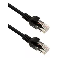 Cabo De Rede 10 Metros Internet Rj45 Cat6 Ultra Velocidade Cor Preto