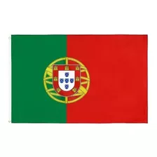 Bandeira Portugal Oficial 1,50x0,90m C/ Anilhas P/ Mastro