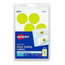 Etiquetas Multiusos Avery (ave05499), 1 1/4 De Diámetro, Ama