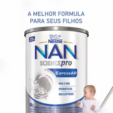 Fórmula Infantil Em Pó Sem Glúten Nestlé Nan Espessar En Lata Para Criançãs De 0 A 12 Meses 3 Unidades 800g