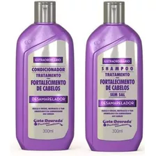 Kit Matizador Shampoo300ml+acondicionador 300ml Gota Dourada