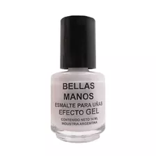 Esmalte Gel Sin Cabina Blanco French 111 X 14ml Bellas Manos