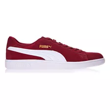 Tênis Masculino Puma Smash V2 Color Rhubarb/puma Team Gold/puma White - Adulto 41 Br